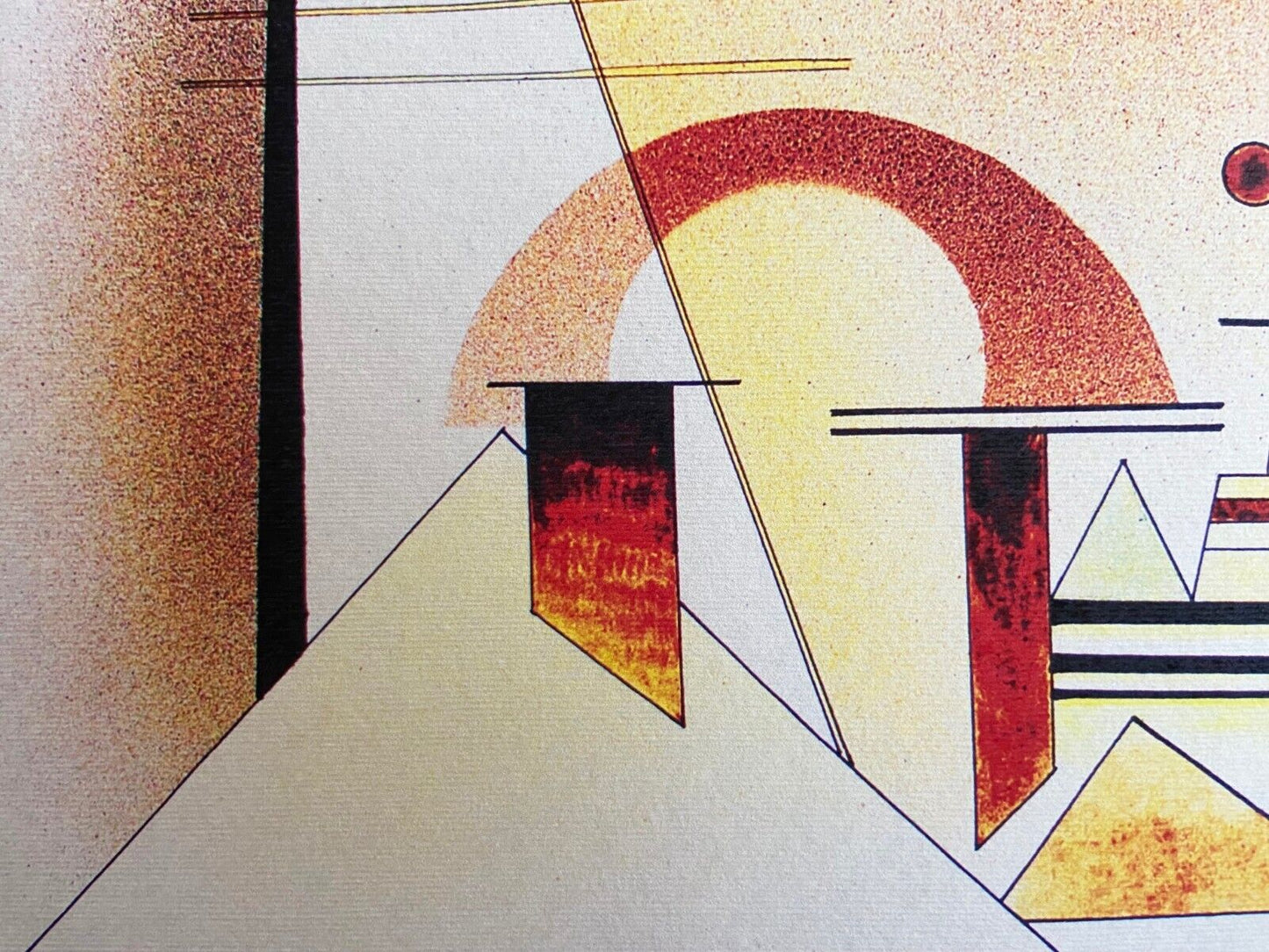 Wassily Kandinsky Lithograph Coa Josef Albers