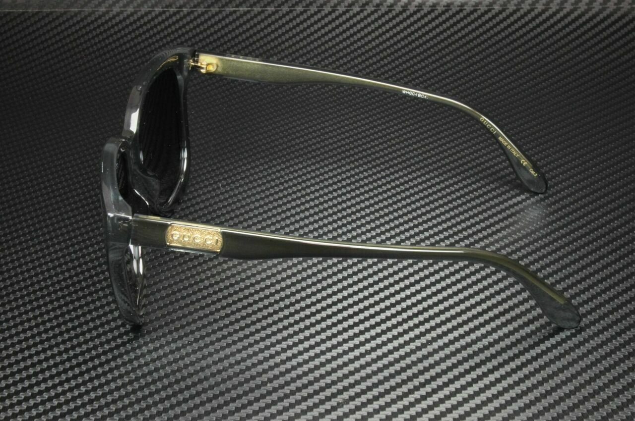 Gucci Gg0790S 001 Rectangular Squared Grey Dark