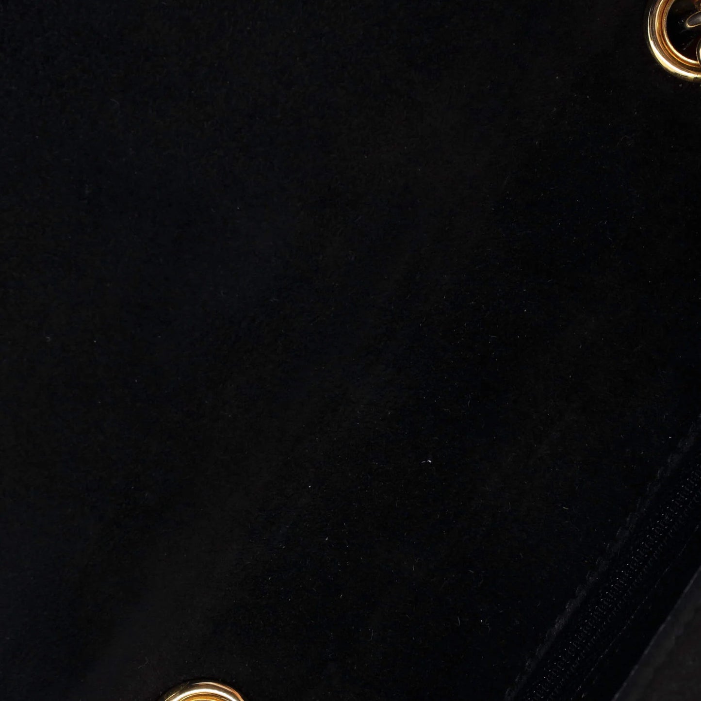 Chanel Vintage Cc Chain Full Flap Bag Quilted Suede Small