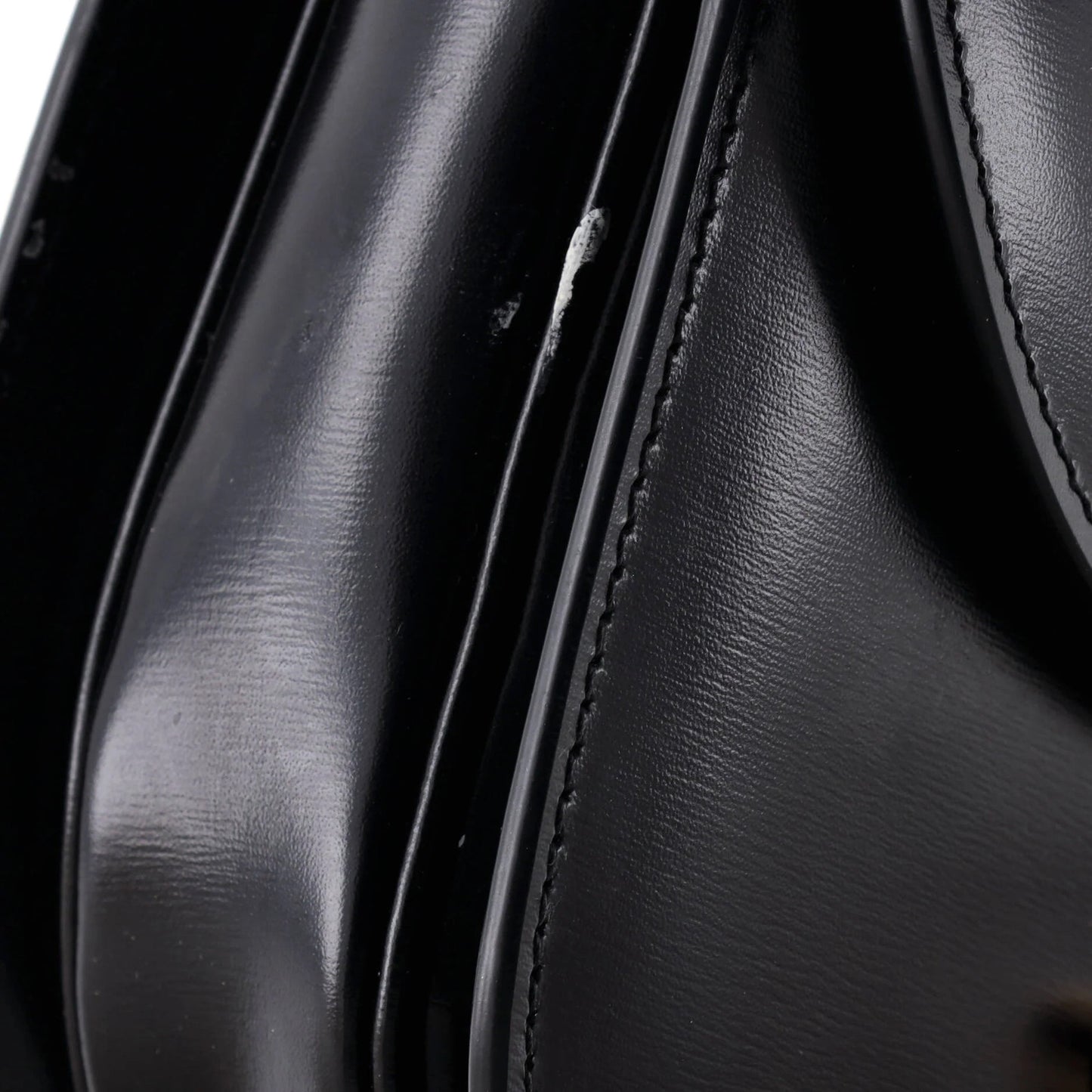 Celine Triomphe Besace Clea Chain Flap Bag Leather