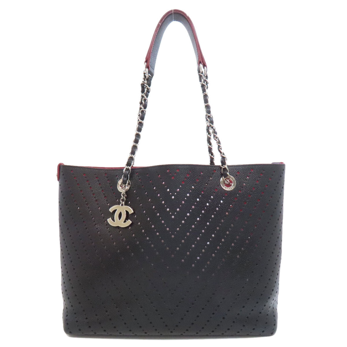 Chanel Tote Bag Chain Tote Punching
