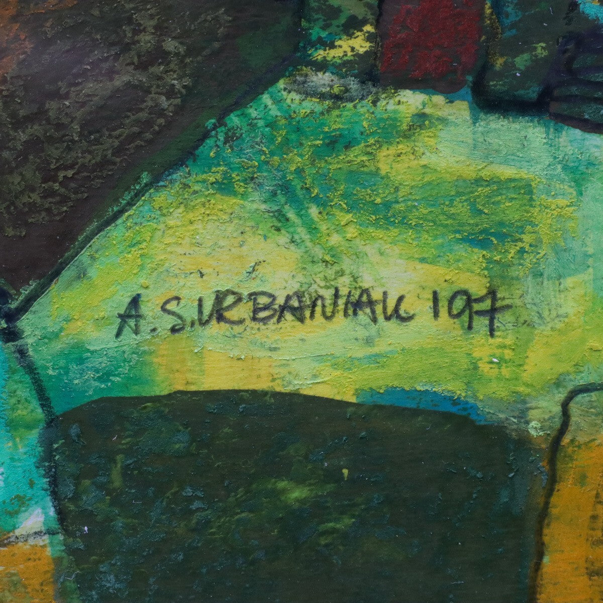 Alicja S?Abo?-Urbaniak (Poland) Original Acrylic