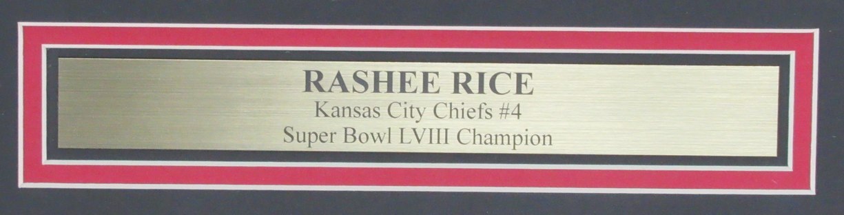 Rashee Rice Signed 16X20 Photo Kansas City Chiefs