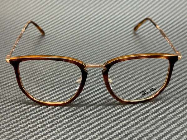 RAY BAN RX4451V 5687 Striped Havana Unisex 50 mm Eyeglasses