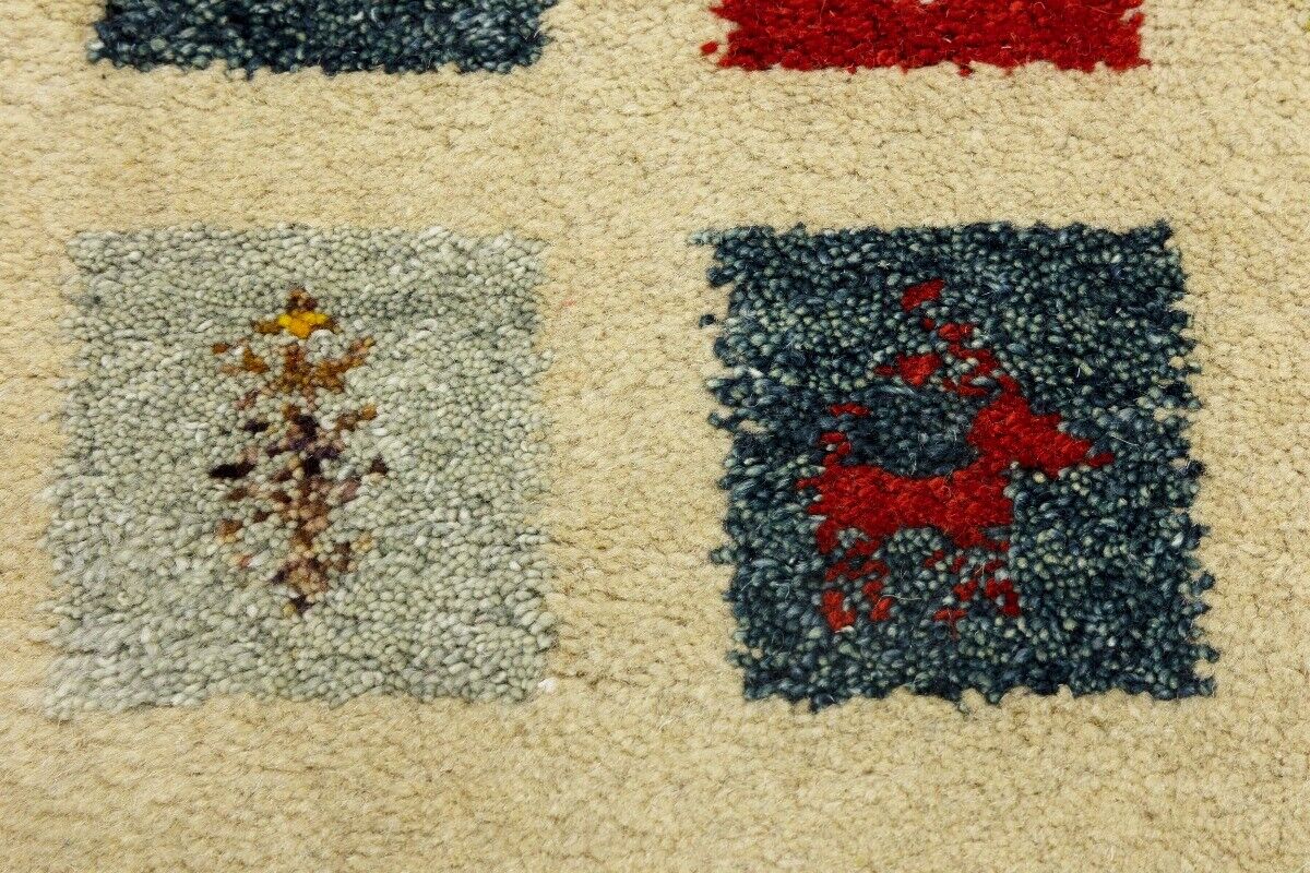 Handmade Pictorial Tribal Indo-Gabbeh Oriental