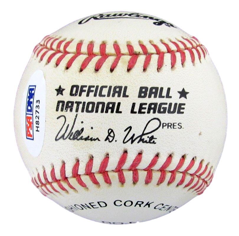 Willie Mays Hof Autographed Onl Baseball San