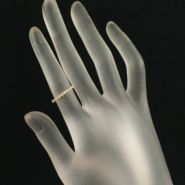 Agete Ring Diamond 0.09Ct Milgrain Us4-4.25 10K