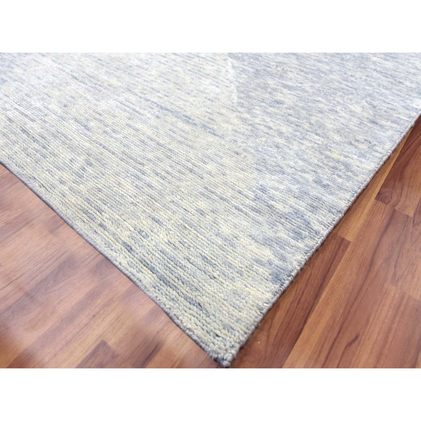 11'10"X15'2" Gray Art Deco Collection Wool Hand Knotted Oversized Rug