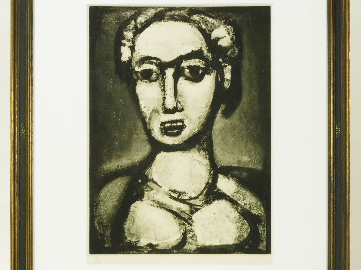 Georges Rouault "Devil Iv" From Fleurs Du Mal Etching & Aquatint 1920S Signed
