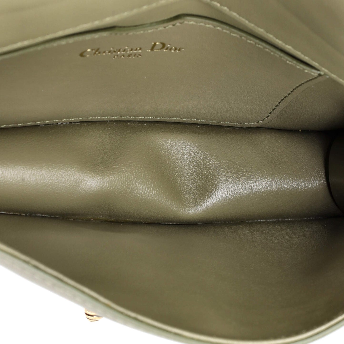 Christian Dior Bee Clutch Leather