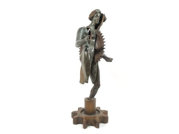 Arman Signed 13In Original Bronze Sculpture