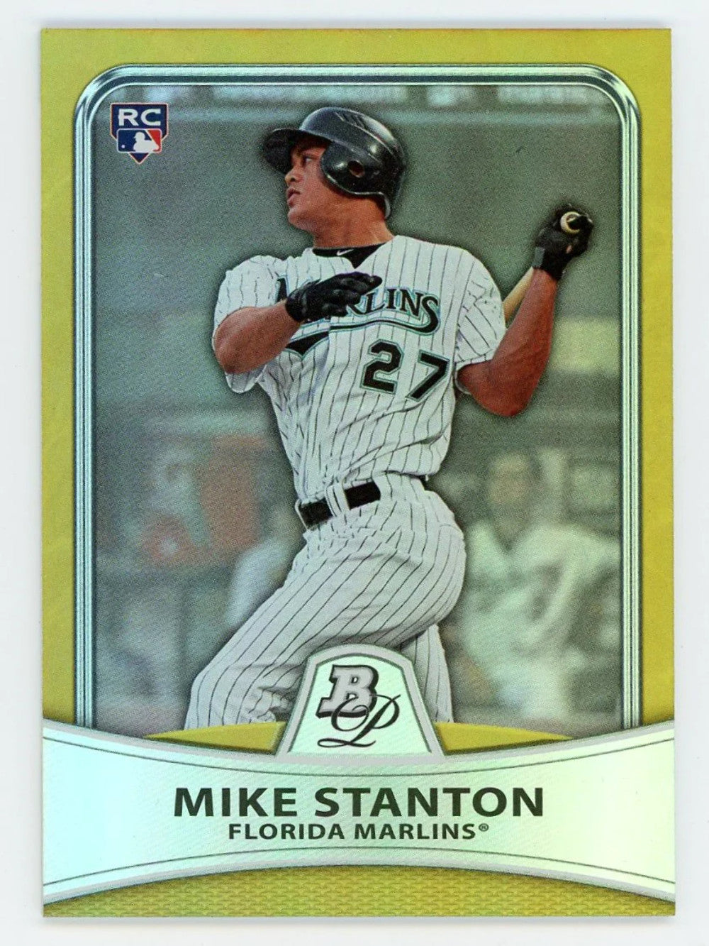 Mike Stanton 2010 Topps Gold Bl #86 Card 523/539