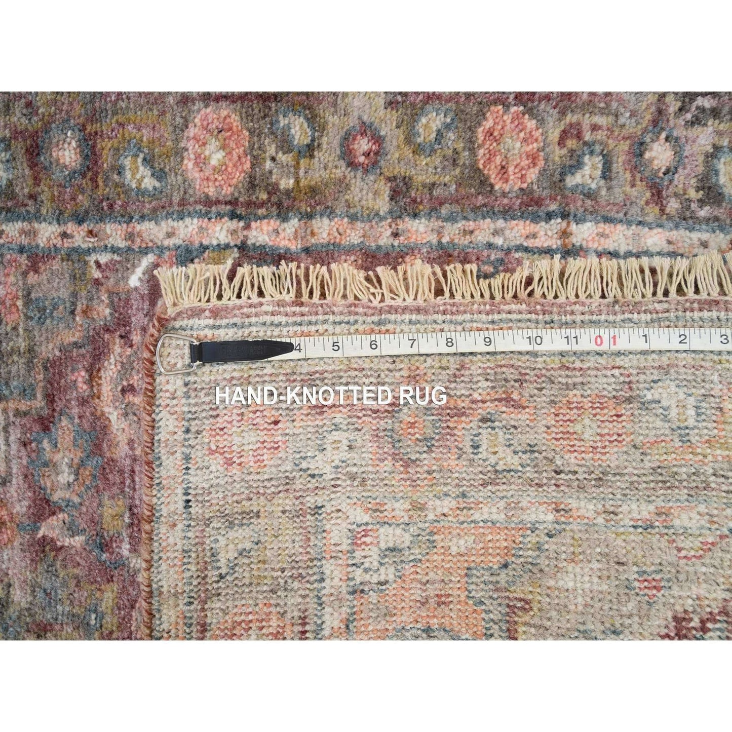 2'8"X21'10" Cordovan Red Extra Soft Wool Pile Hand Knotted Xl Runner Rug