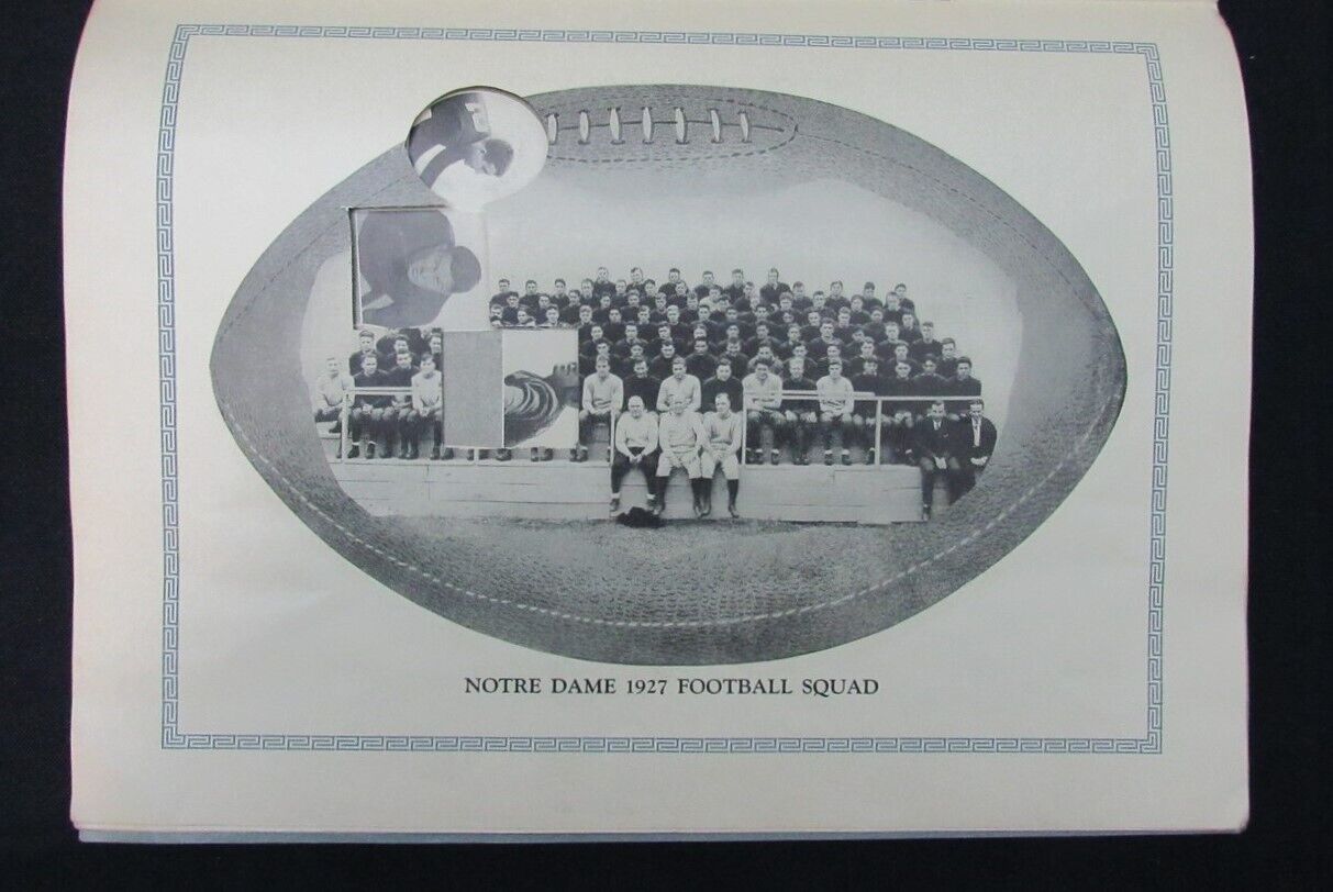 10/15/1927 Navy Vs. Notre Dame College Program