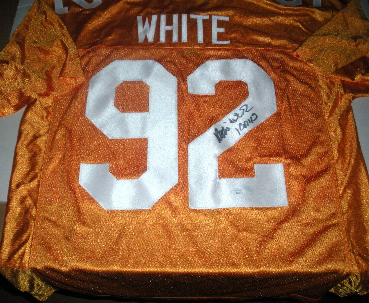 Reggie White Tennessee Vols Read! Jsa/Coa Signed