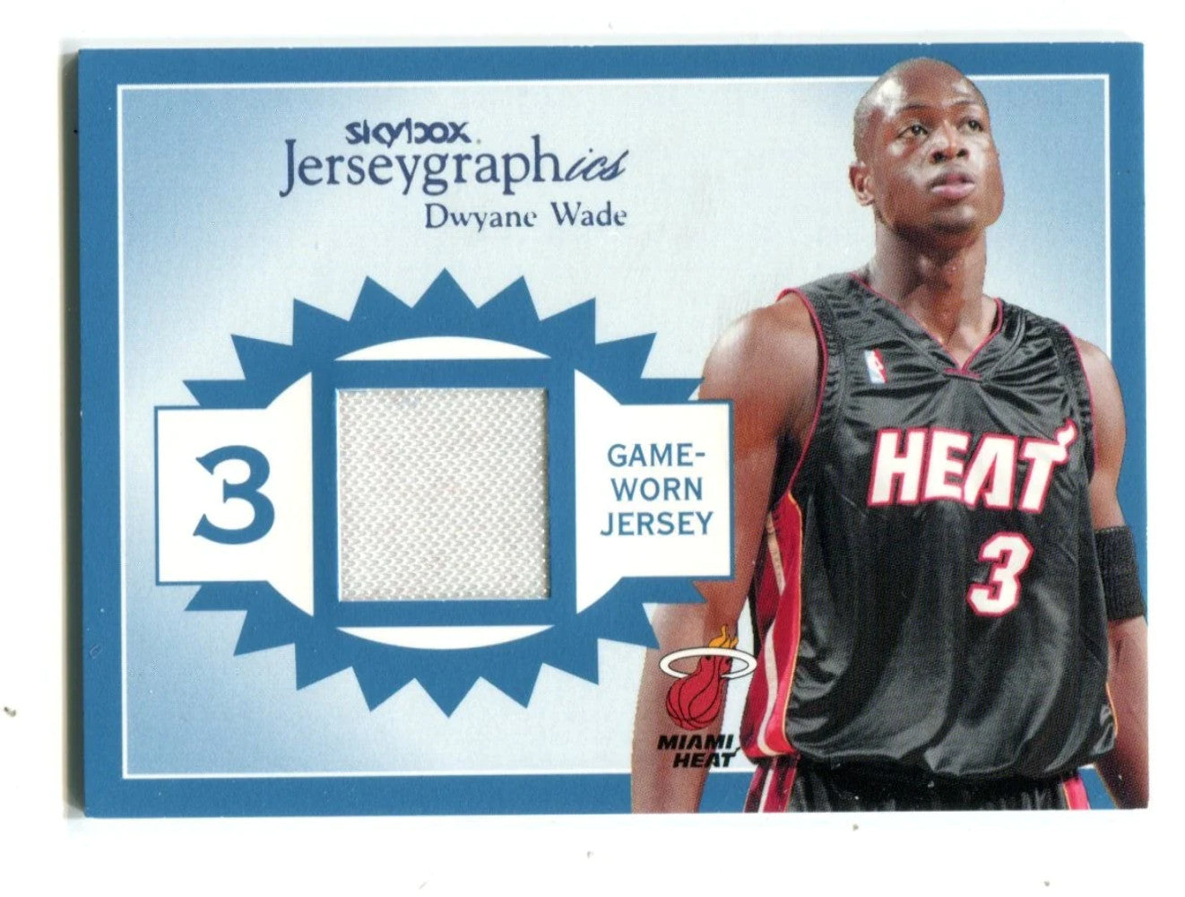 Dwyane Wade Fleer Skybox Jerseygraphics #Jdw2 /350