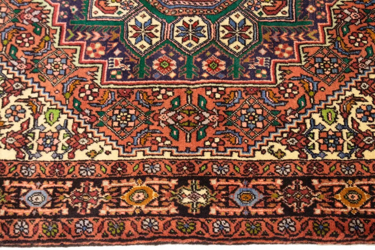 Handmade Wool Bidjar Oriental Rug Rare Vintage