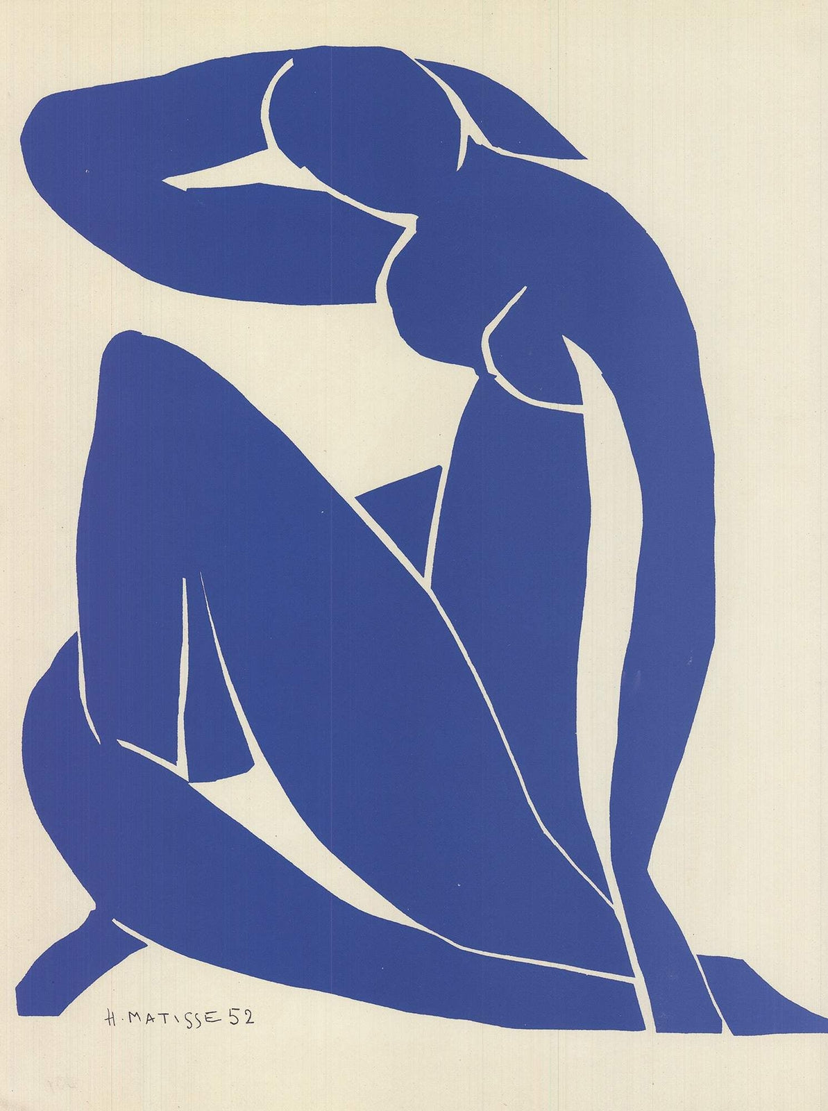 Henri Matisse Blue Nude Ii " Offset Lithograph Modernism