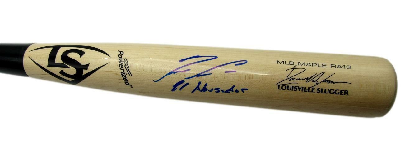Ronald Acuna Jr. Signed/Inscr Louisville Slugger
