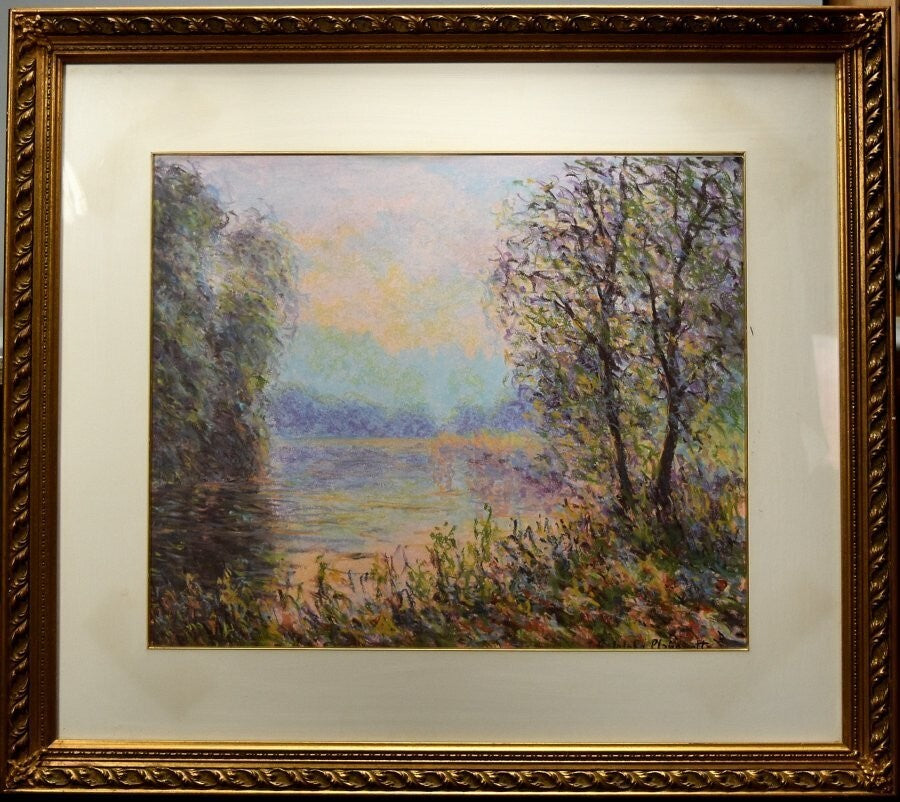 Rodolphe Planquette Signed Pastel On Paper