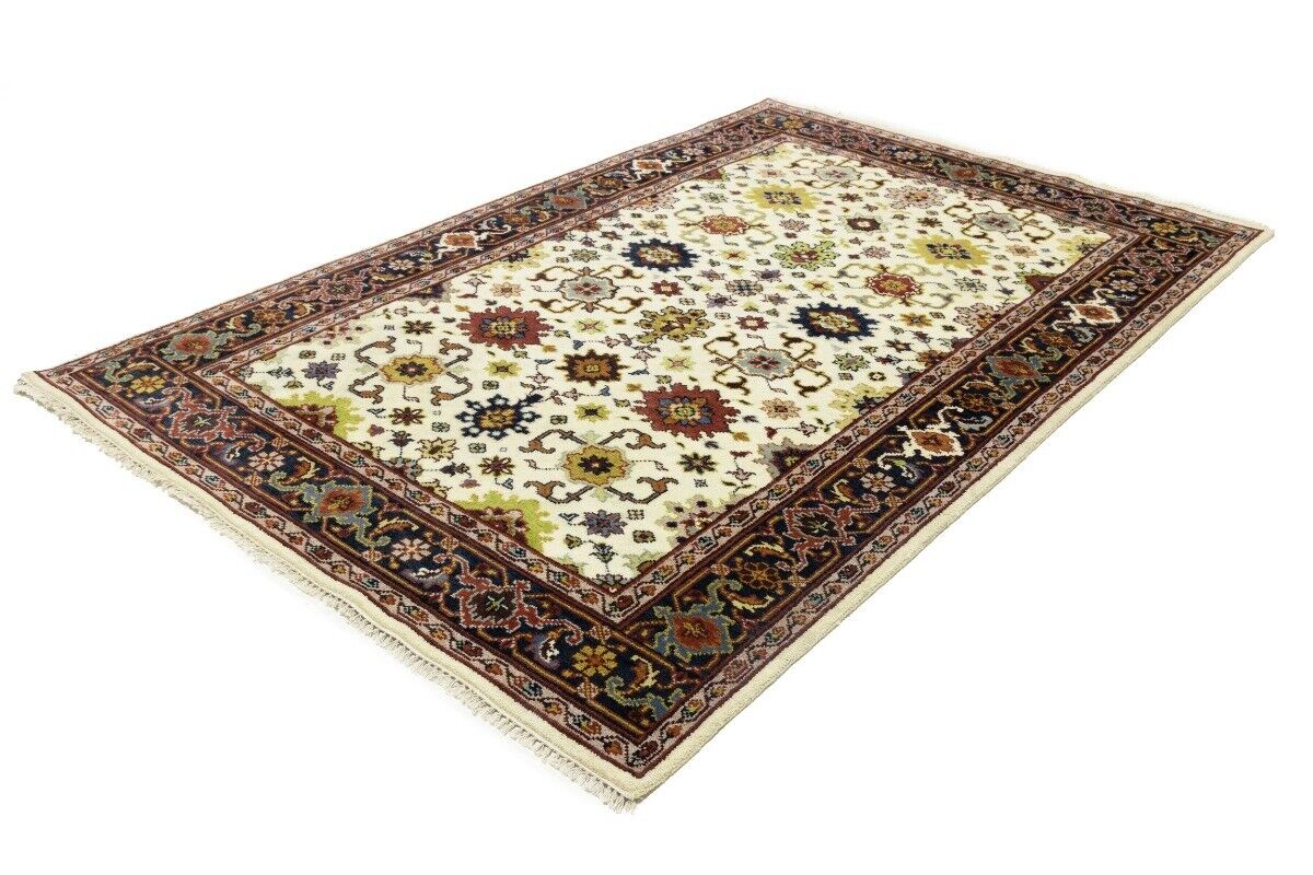Handmade Floral Design Chobi Rug Wool Oriental