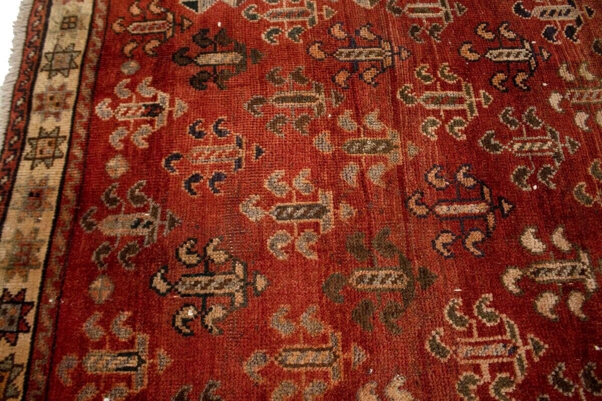 5X9 Ft Rare Size Antique Oriental Rug Floral
