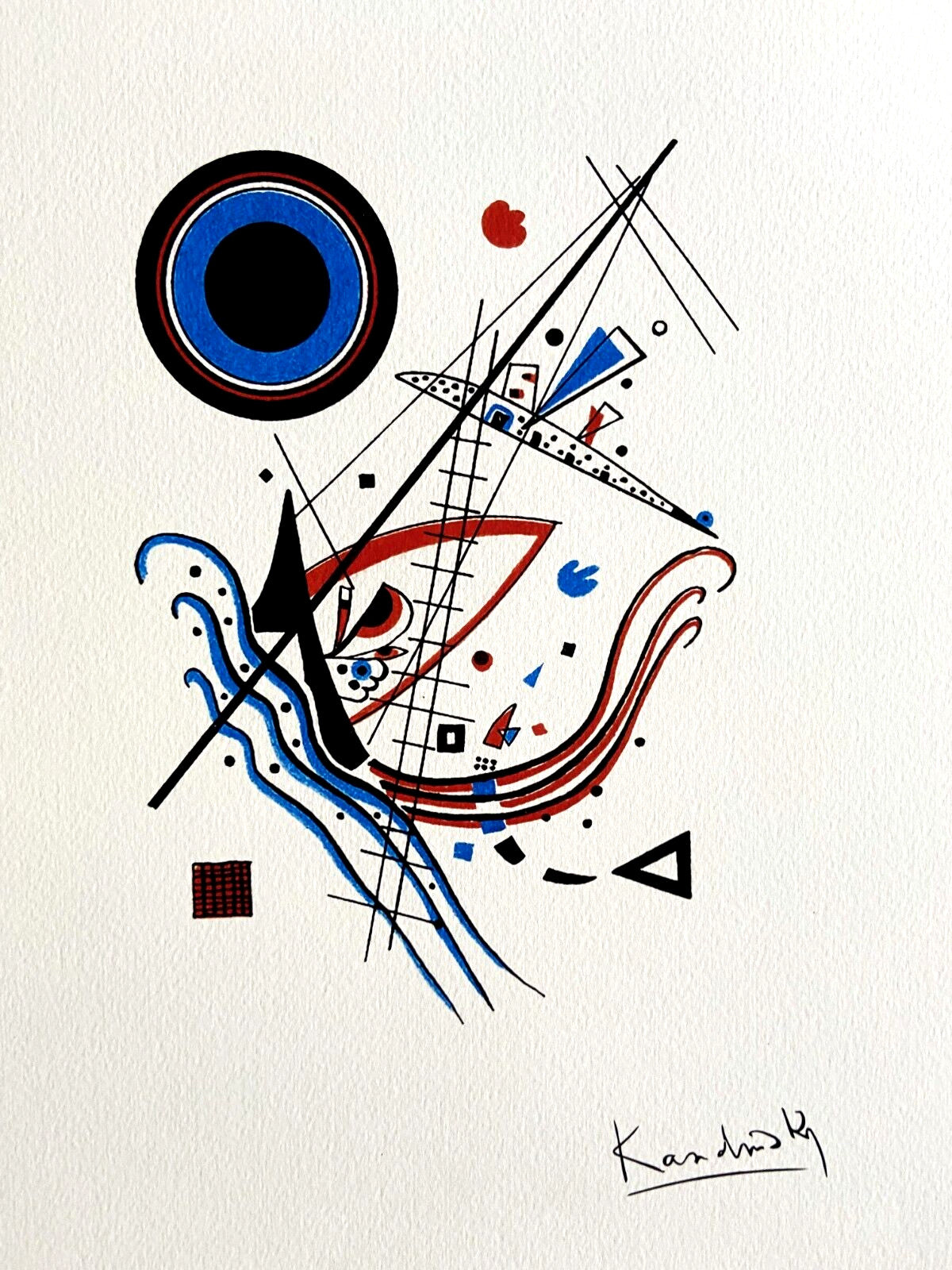 Wassily Kandinsky Lithograph Coa Museum