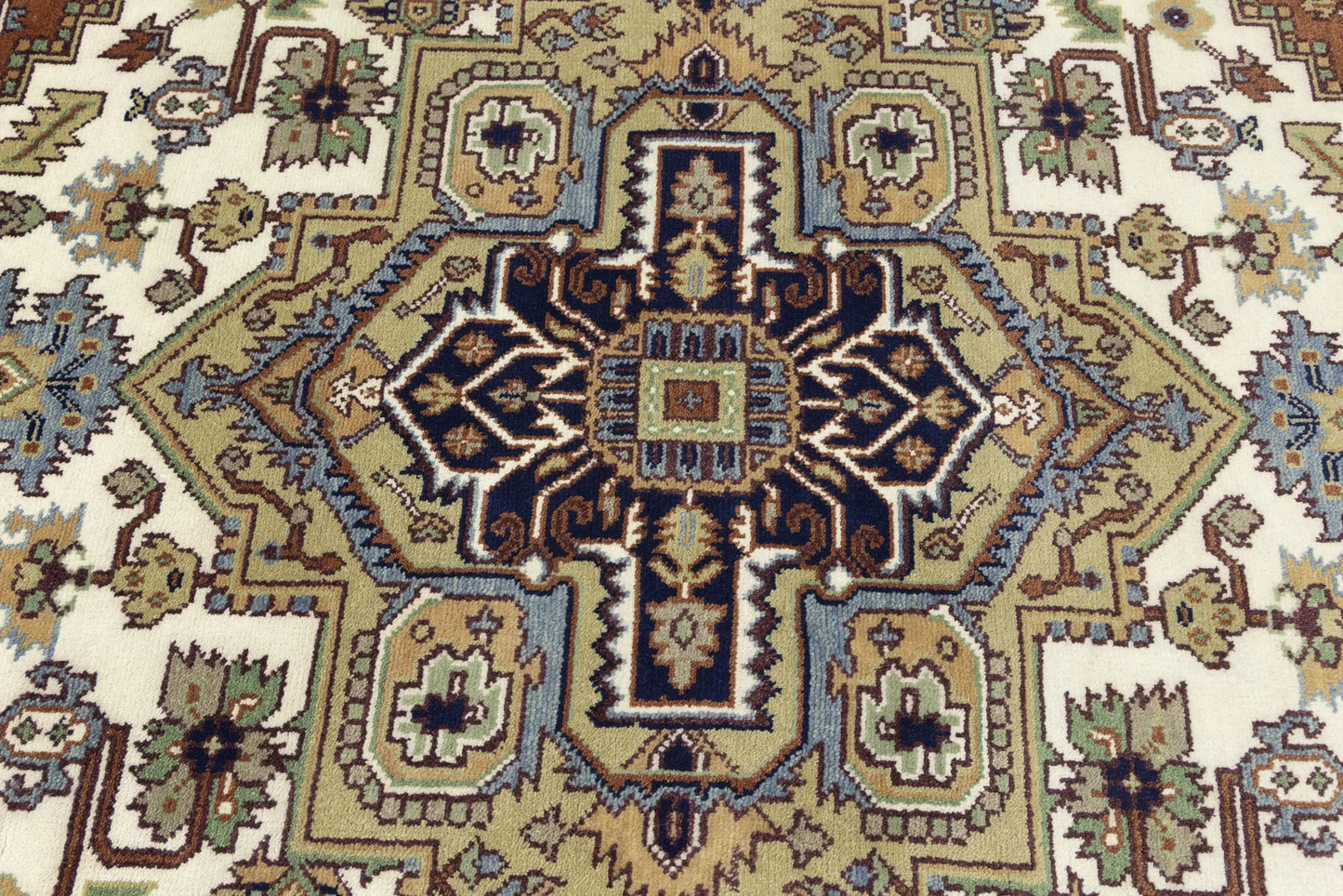 8X10 Ft Heriz Serapi Oriental Rug Traditional