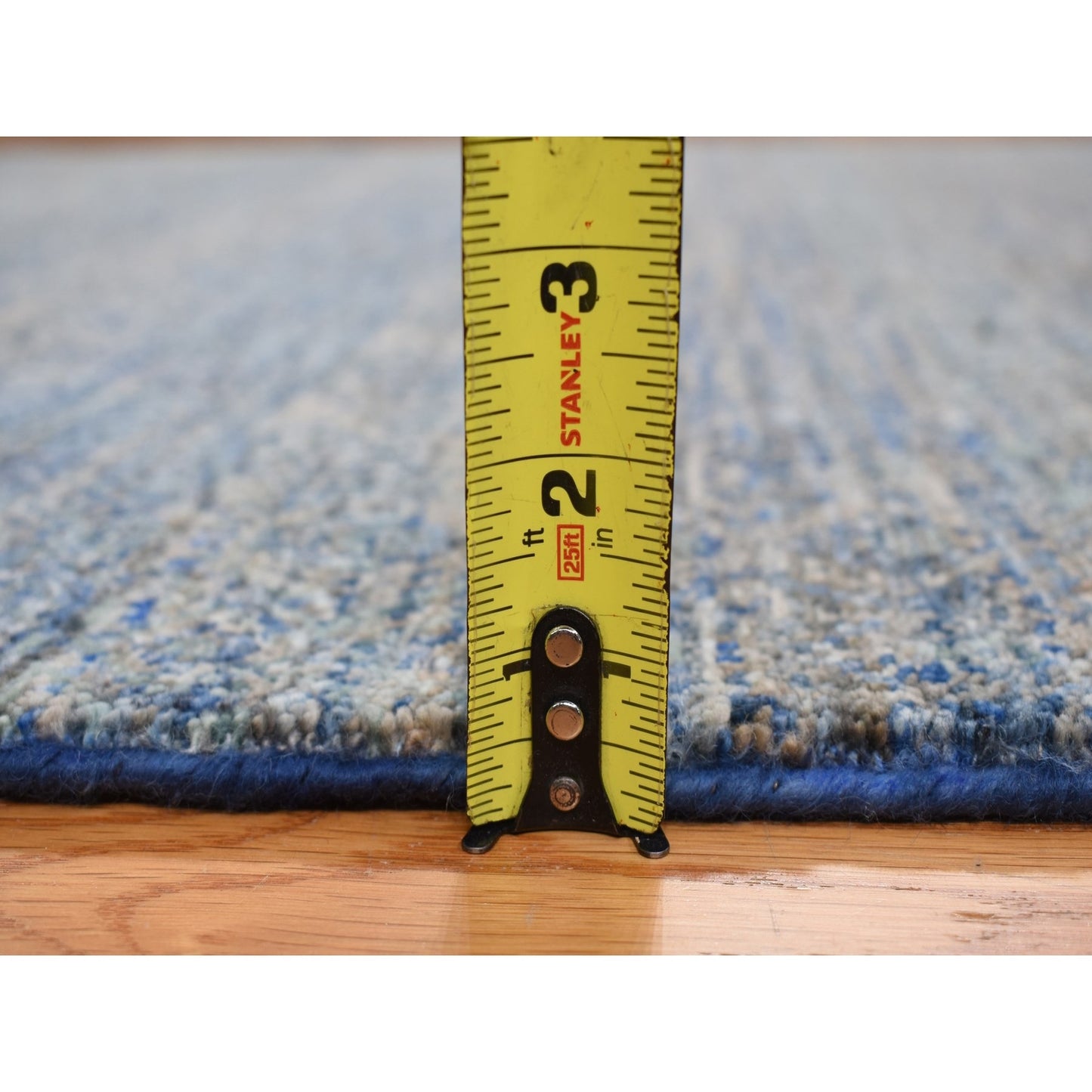 5'X14' Blue Kohinoor Collection 100% Wool Hand Knotted Gallery Size Rug