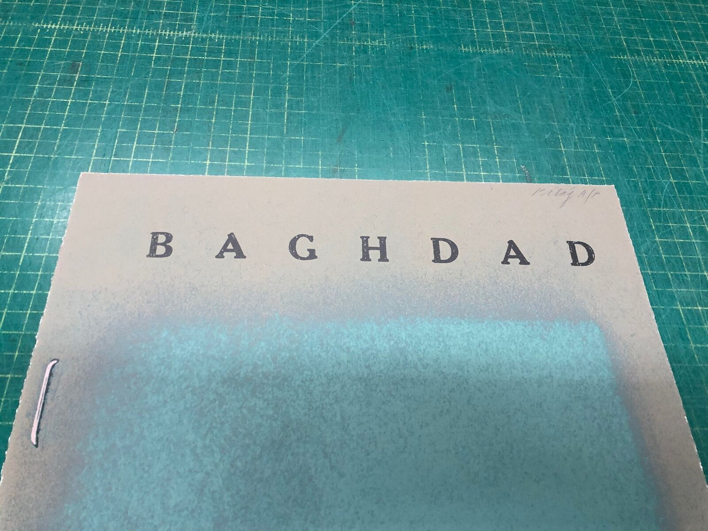 R.B. Kitaj Baghdad Signed " Serigraph