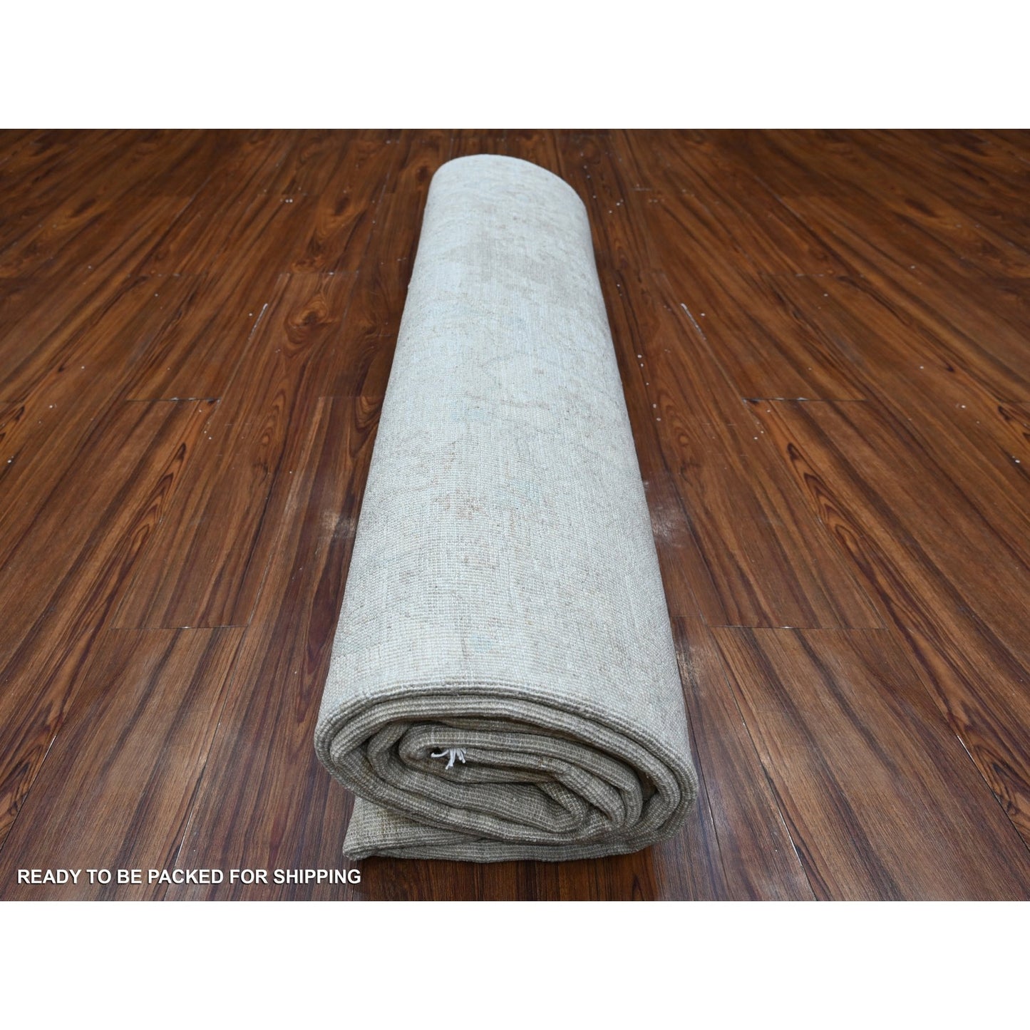 8'1"X9'9" Unique Gray Ziegler Mahal Design Hand Knotted Wool Oriental Rug