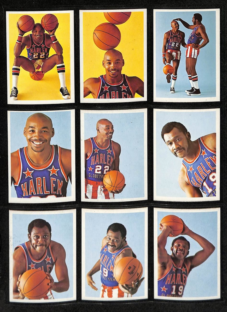 1971 Fleer Harlem Globetrotters Basketball Complete Set (84) 197411