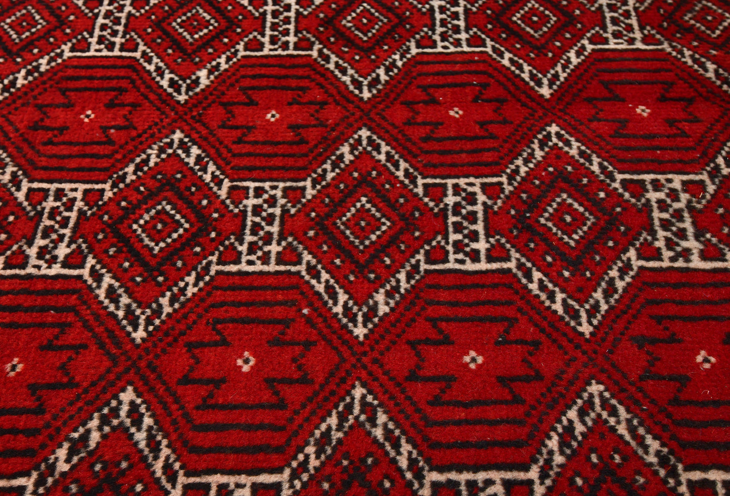 Handmade Antique Tribal Rug Allover Design