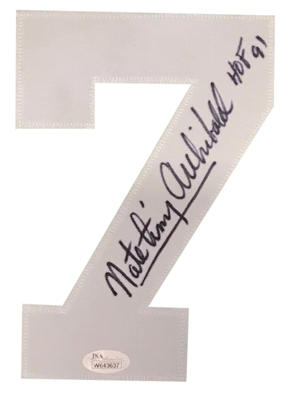 Nate Archibald "Hof 91" Autographed Boston Celtics Jersey (Jsa)