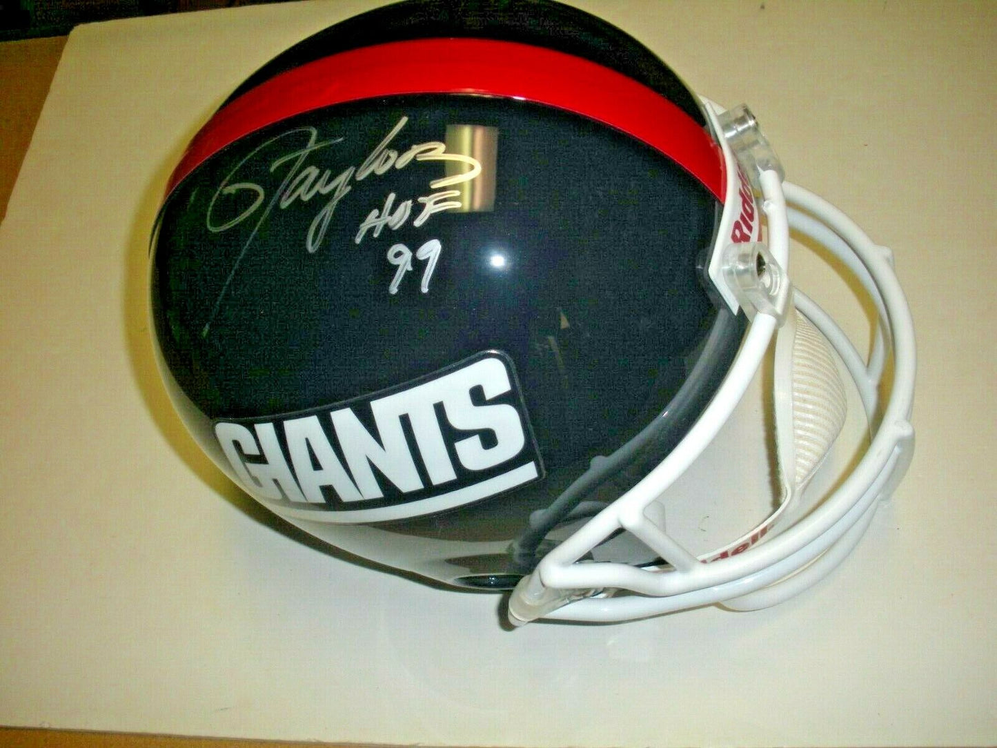 Lawrence Taylor Ny Giants Hof 99 Psa/Dna/Coa
