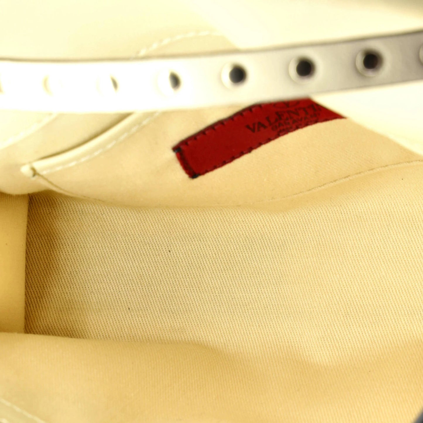 Valentino Garavani Rockstud Flip Lock Flap Bag Leather Medium