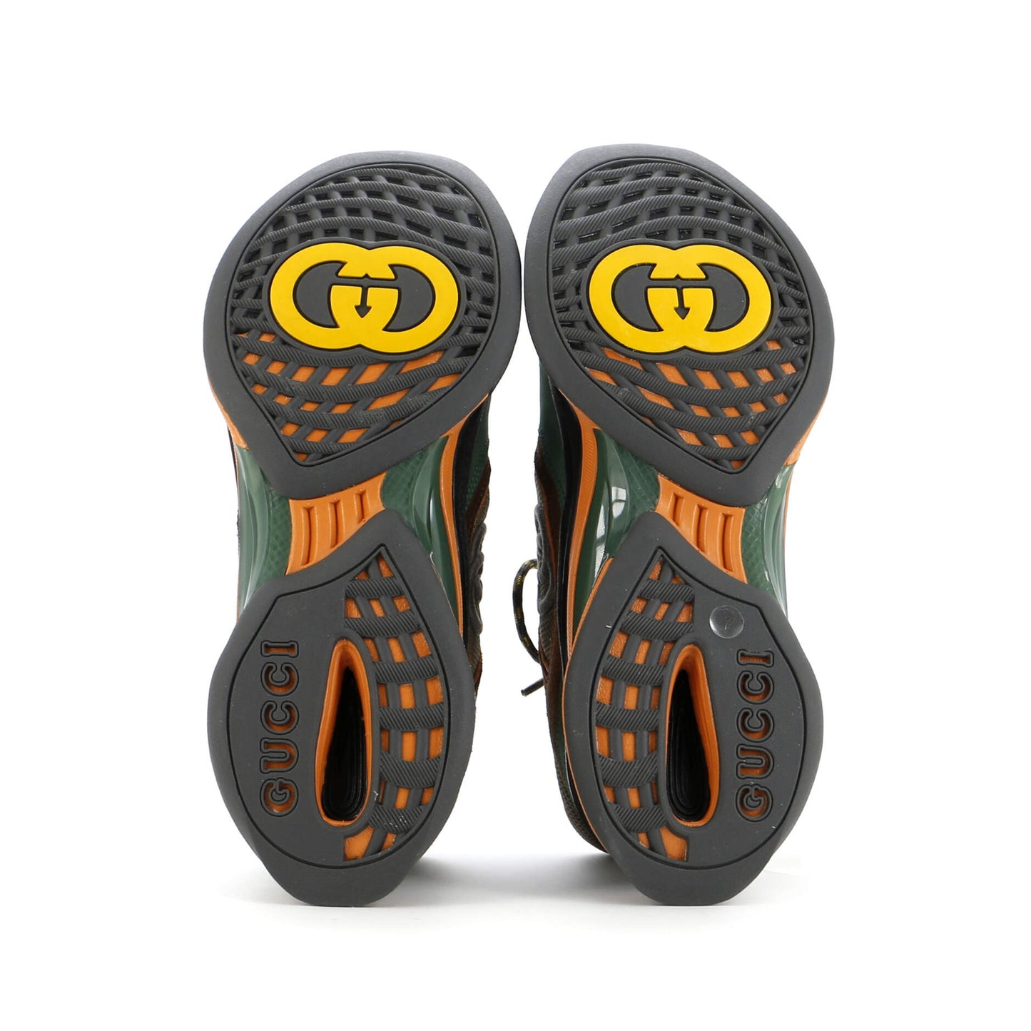 Suede Gucci Run Sneakers Technical Fabric and