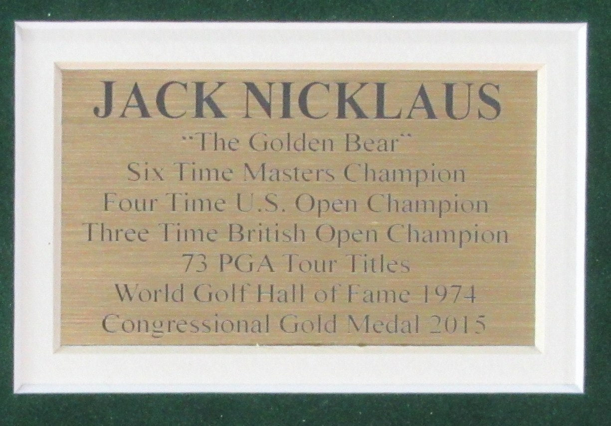 Jack Nicklaus Signed/Auto Trading Card With Photo