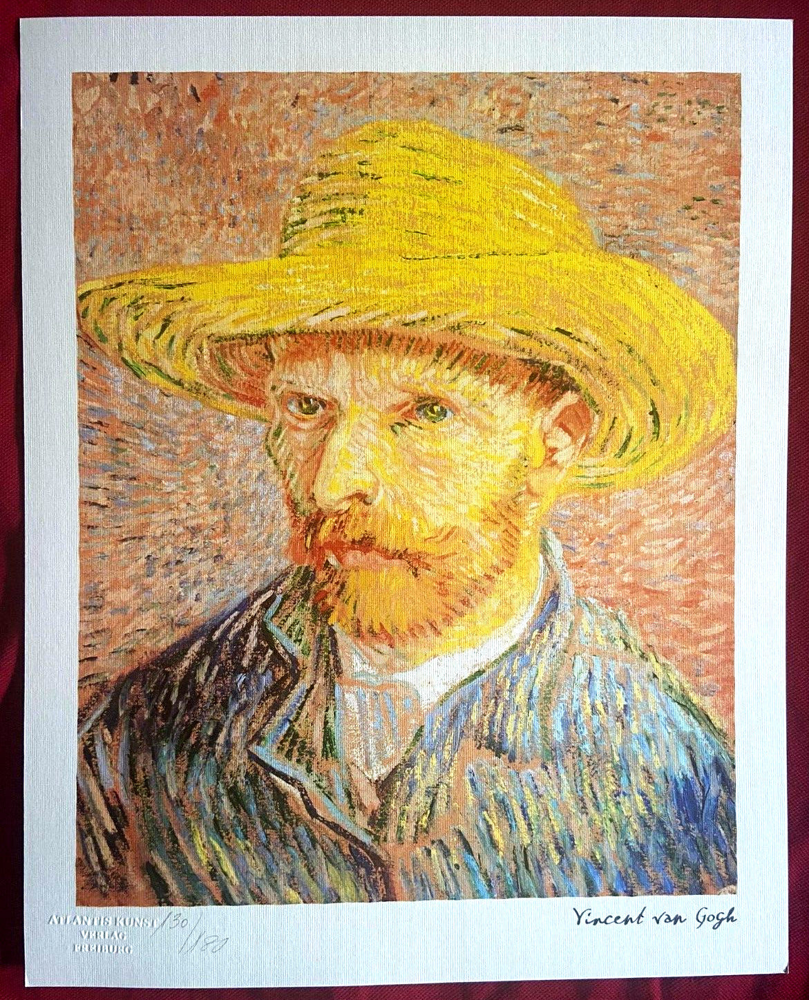Vincent Van Gogh Lithograph Coa Signed Numbered