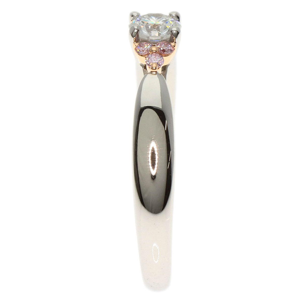 Tiffany&Co. Ring Harmony Cluster Pink Diamond