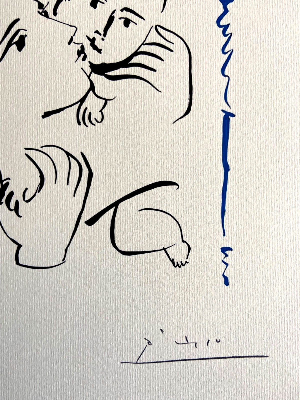 Pablo Picasso Lithograph Coa Signed By Hand
