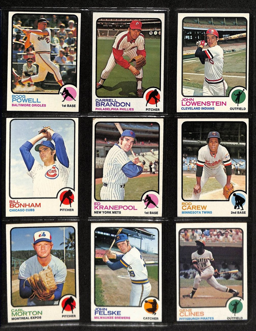 1973 Topps Baseball Cards Complete Set (660)