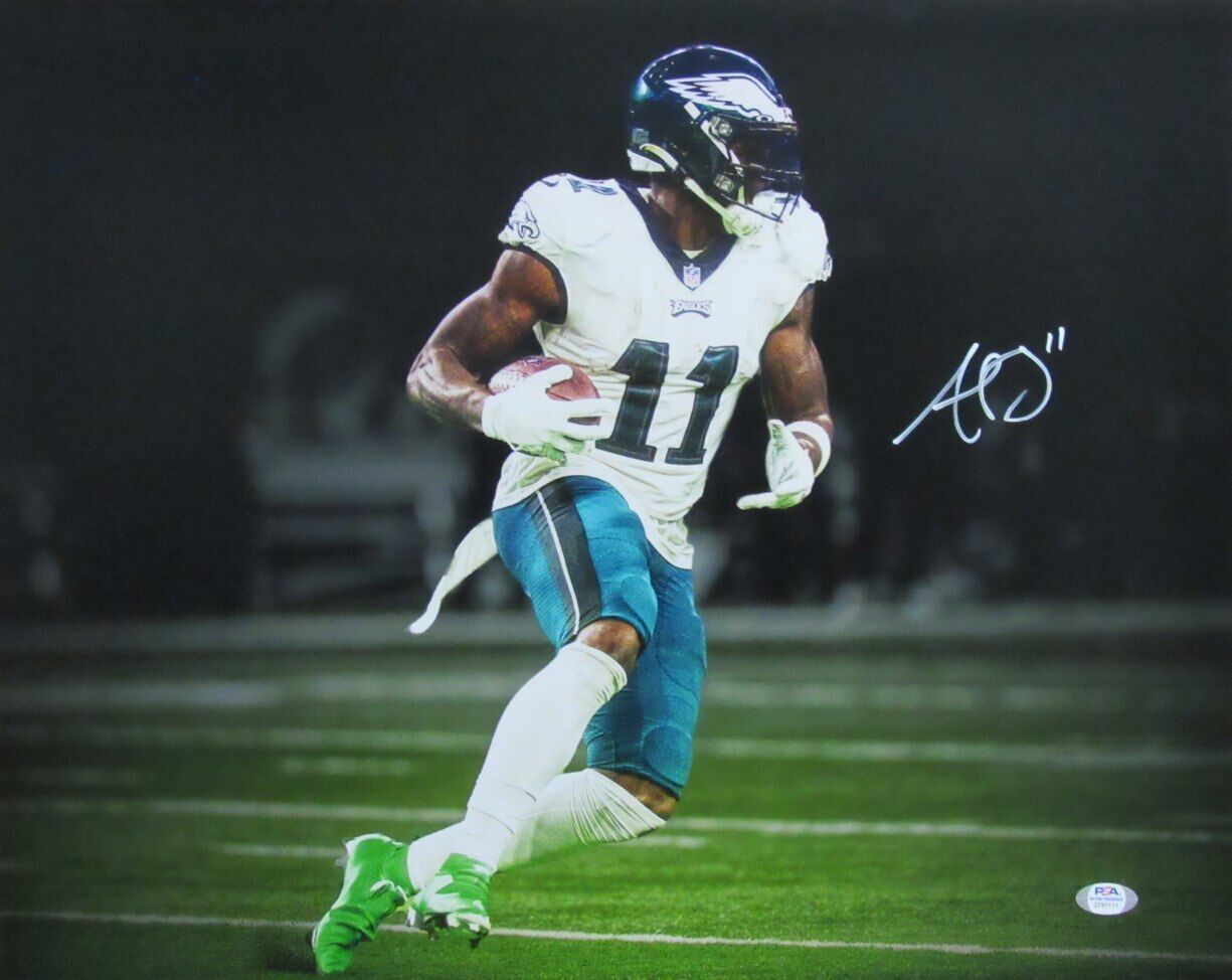 A.J. Brown Autographed 16X20 Photo Philadelphia
