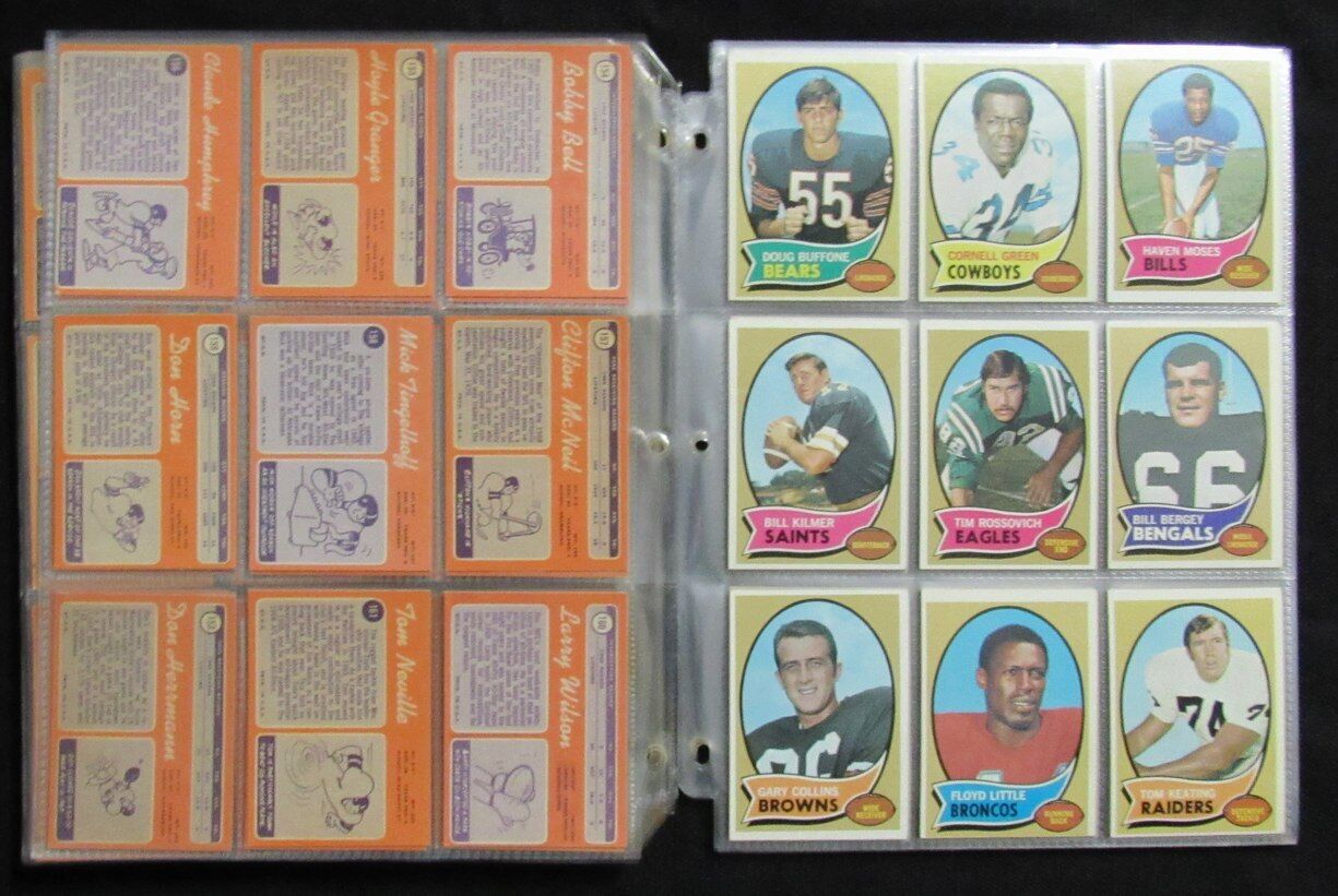 1970 Topps Football Card Complete Set (1-263)