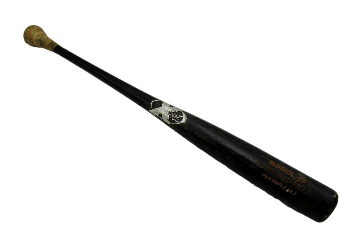 Gary Sheffield Unsigned Black Tuff Bat Game Used Baseball Bat Yankees 192242