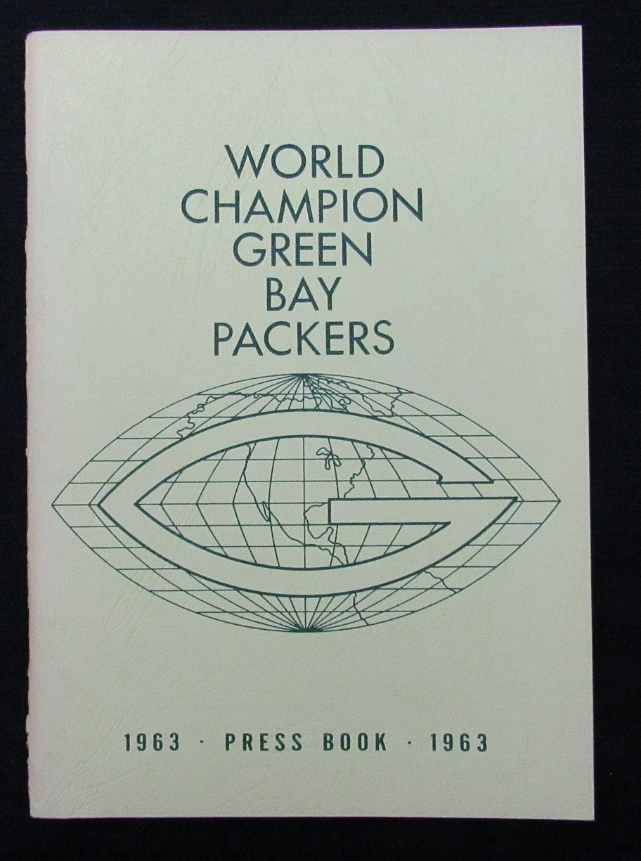 Vintage 1963 World Champion Green Bay Packers