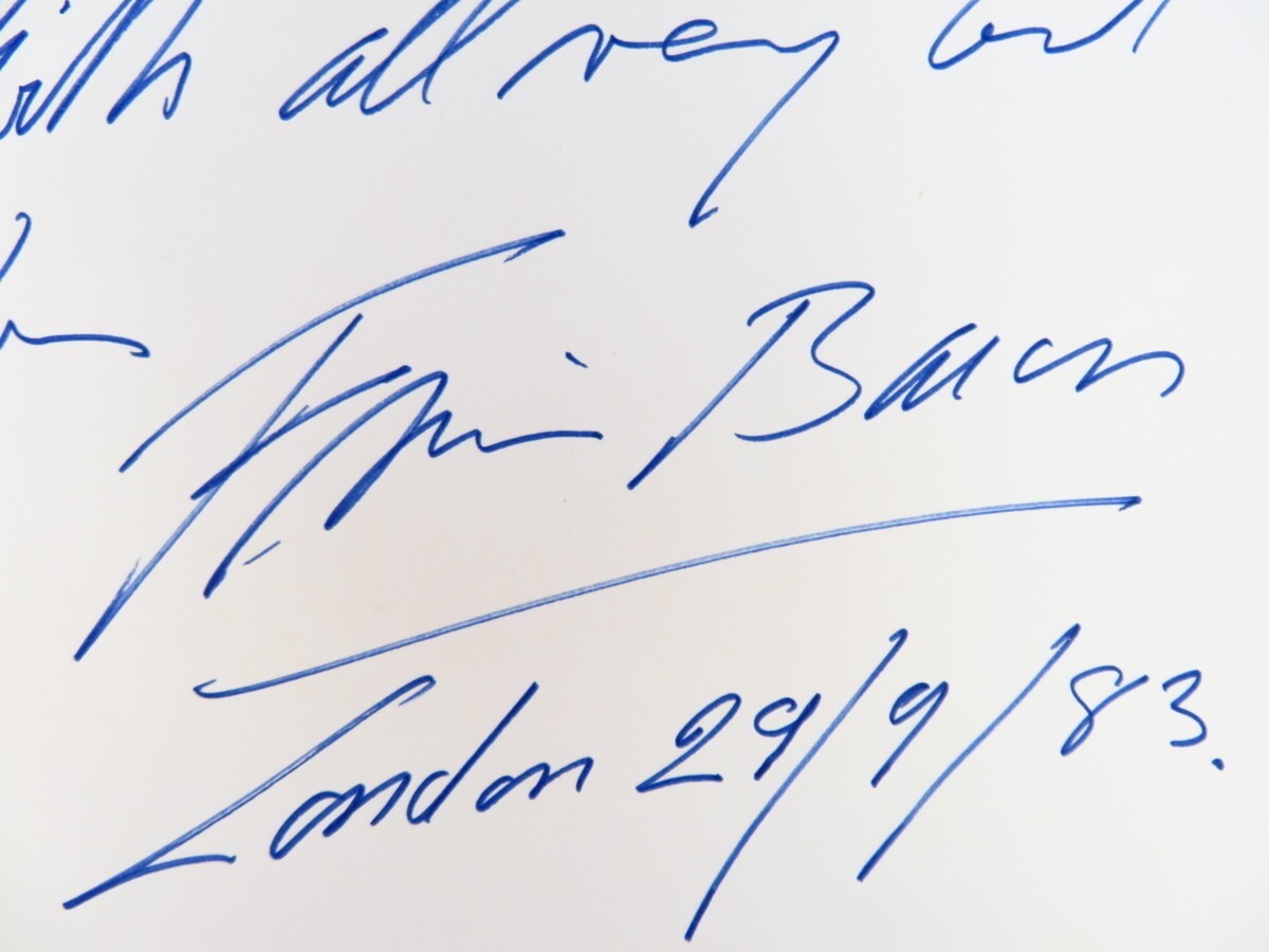 Michel Leiris-Francis Bacon (1983) Signed Rare