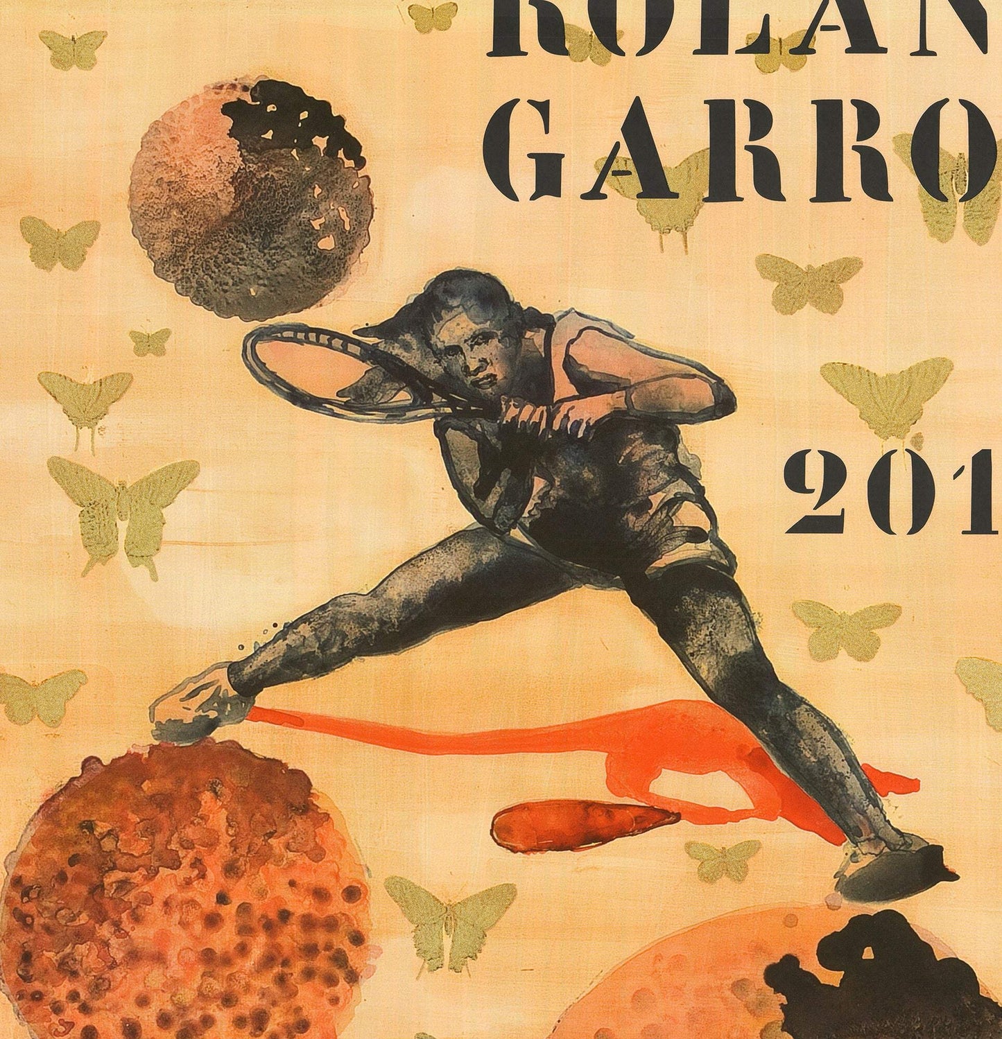 Nalini Malani Roland Garros French Open " Poster Contemporary