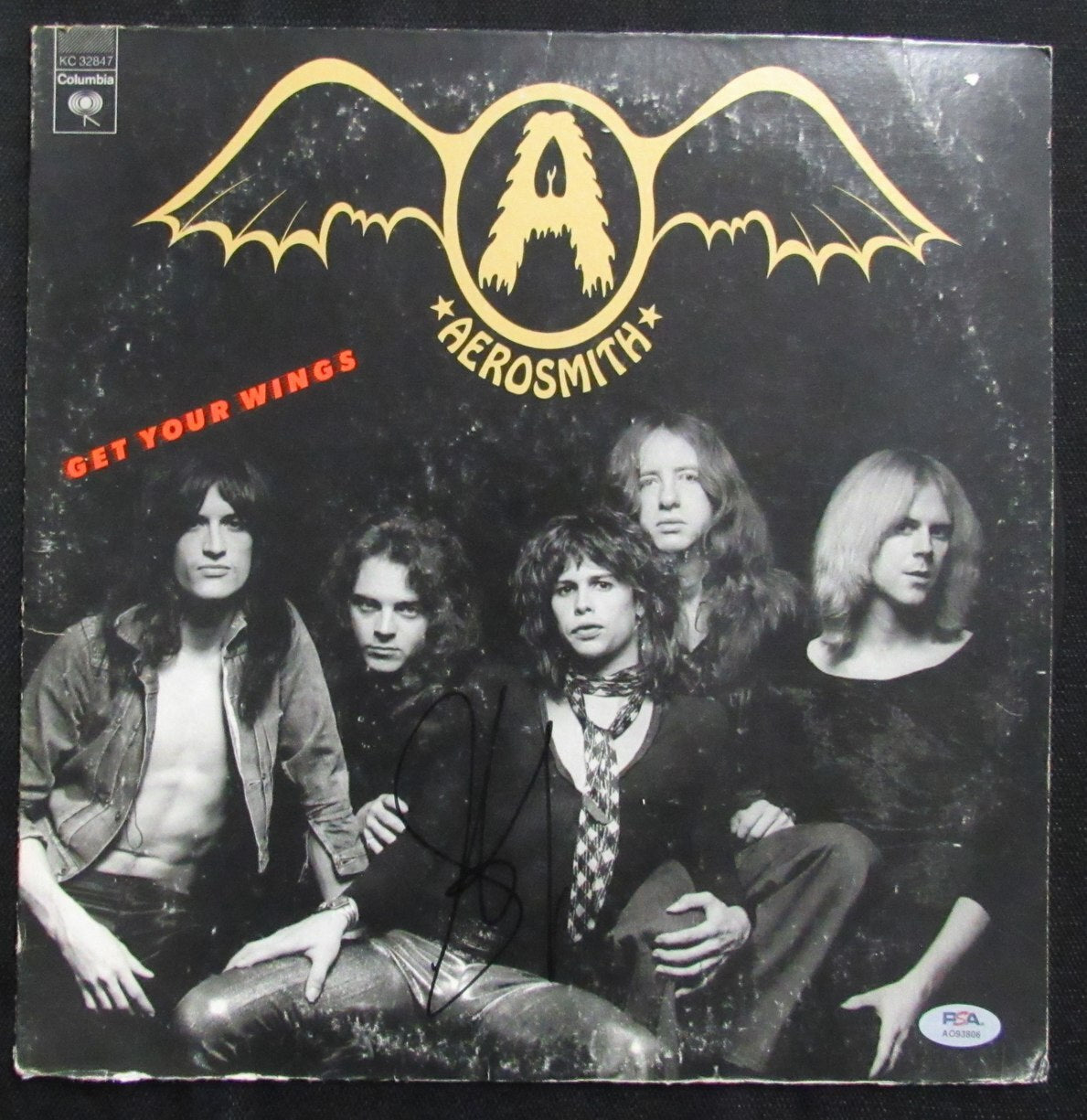 Steven Tyler Signed/Autographed Aerosmith "Get Your Wings" Album Psa/Dna 193944