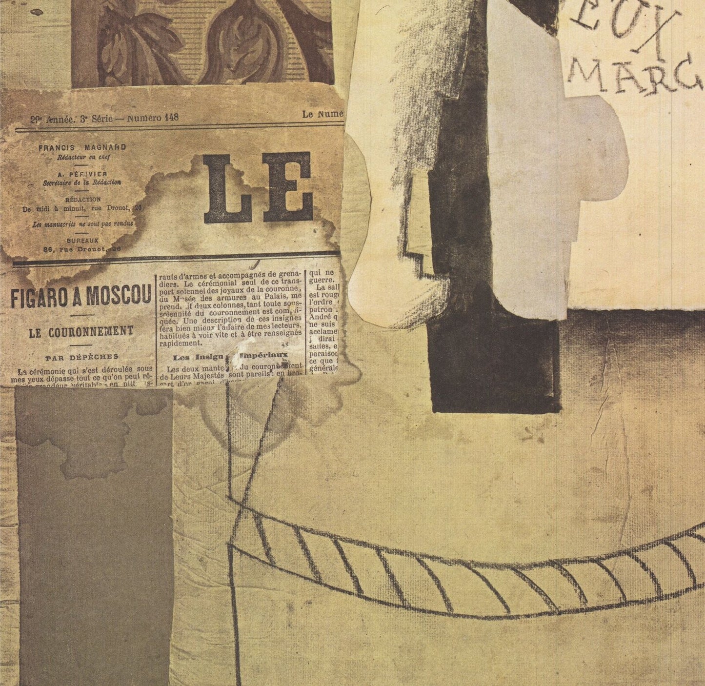 Pablo Picasso Still Life, Bottle And Glass " Offset Lithograph 199